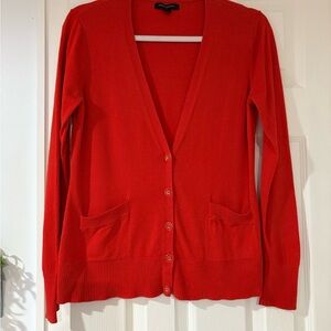 Banana Republic Vivid Red Cardigan